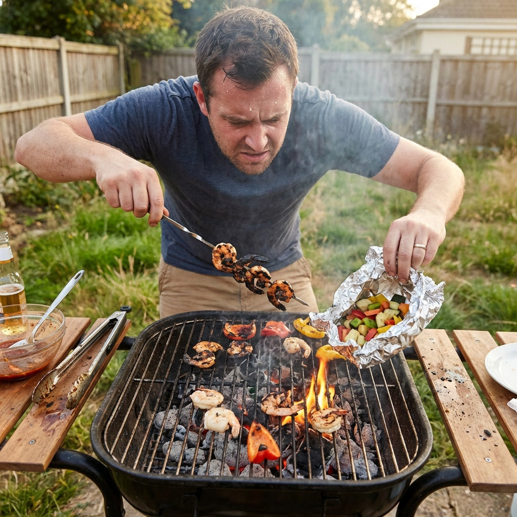 Stainless Steel Rolling Grill Basket