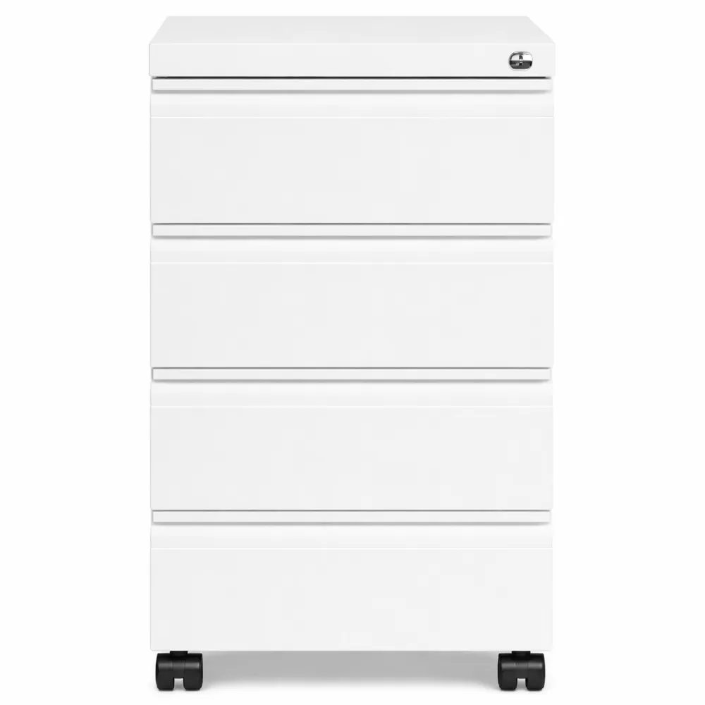 Cassettiera Ufficio con Serratura e Ruote