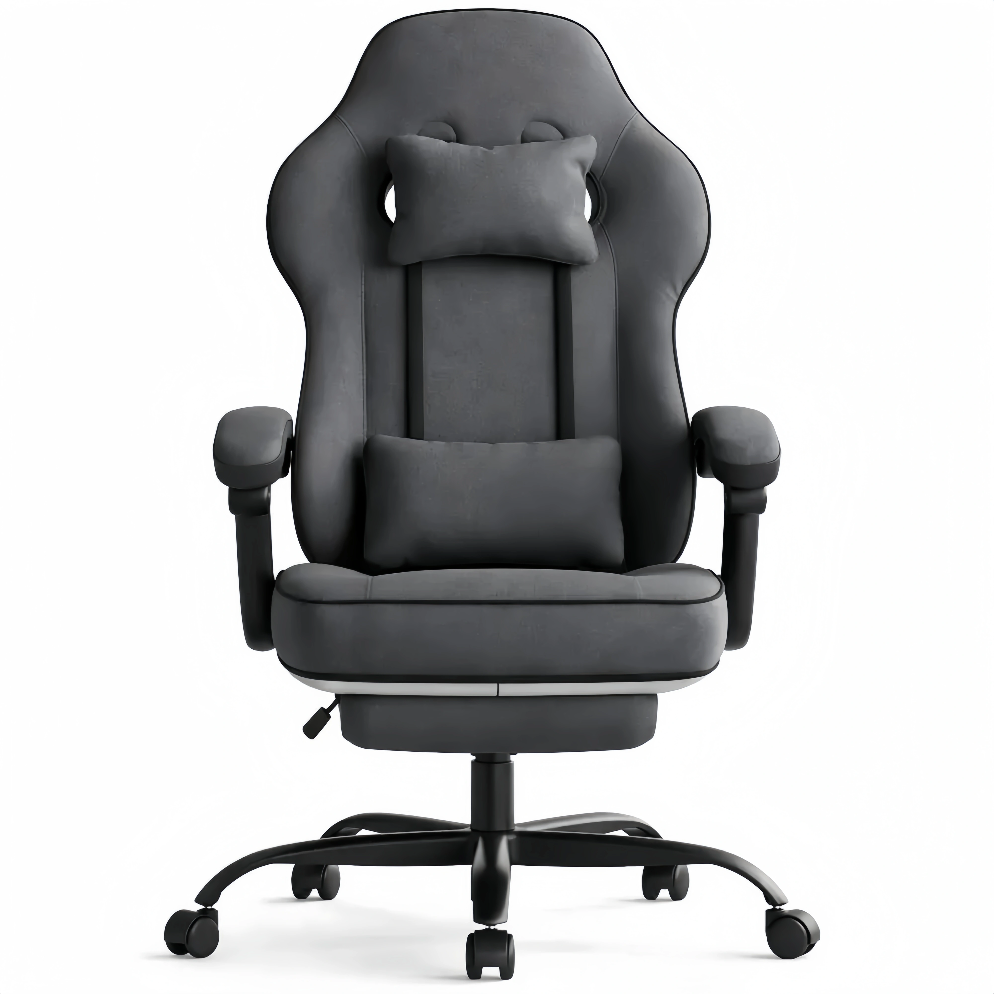 Sedia da Gaming Ergonomica con Poggiapiedi e Schienale Alto