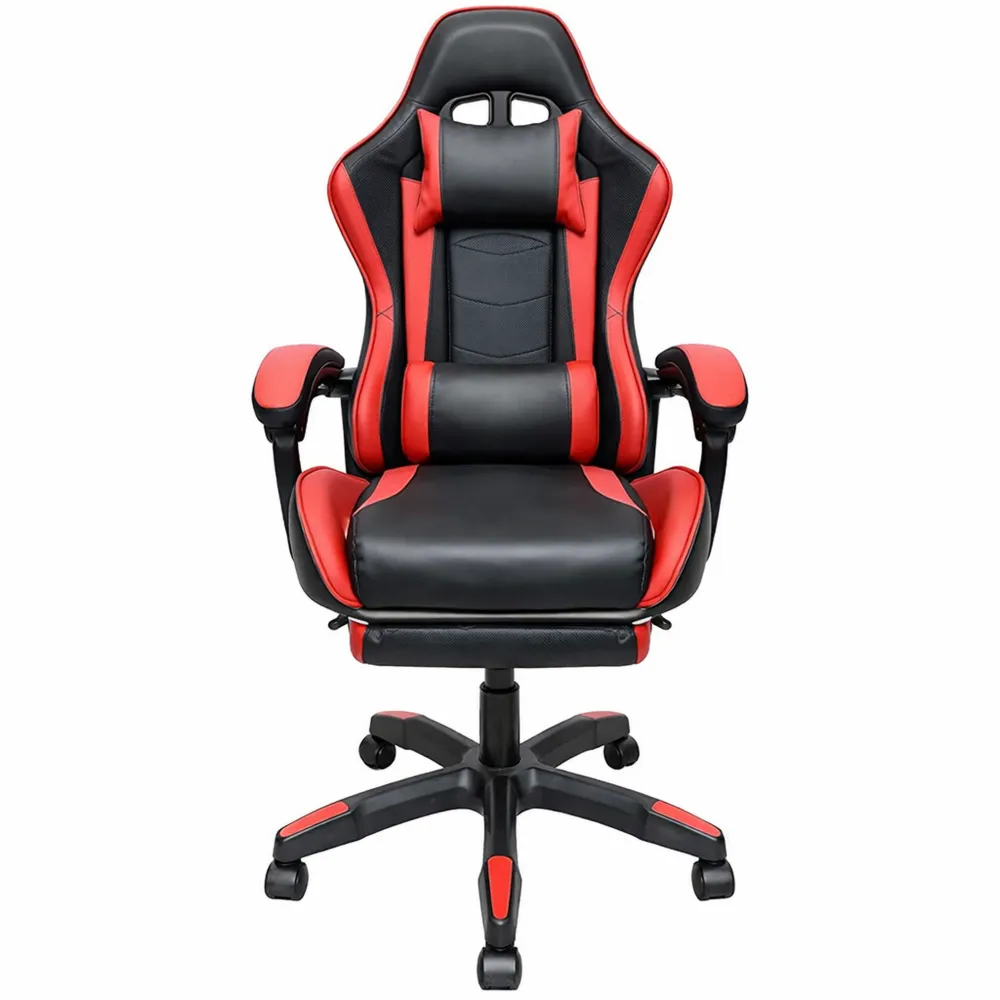 Poltrona da Gaming Ergonomica Reclinabile con Poggiapiedi