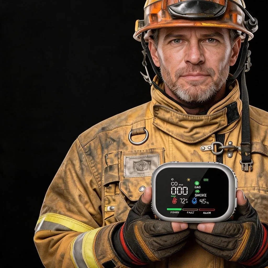 VASAIKO HD16 6-in-1 Carbon Monoxide Monitor with Real-Time Digital Display