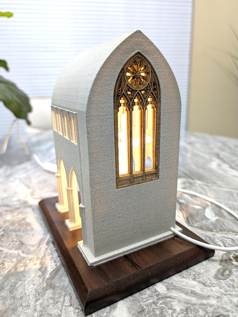 Mini Church Lamp – Catholic Home Decor, Religious Gift