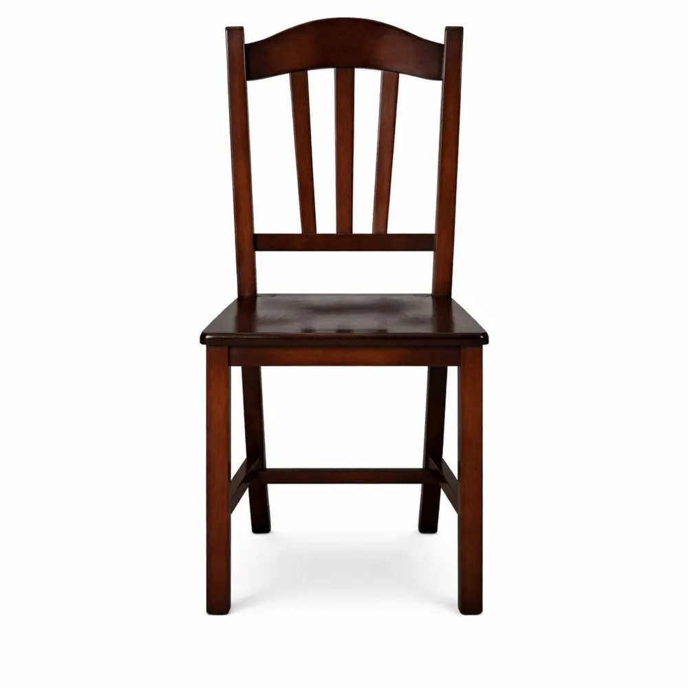 Set di 6 Sedie da Pranzo in Legno, Arredamento Casa, Colore Noce, 45x43x95 cm