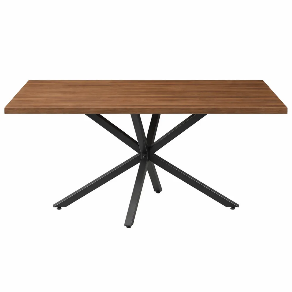 Tavolo moderno in metallo e MDF per soggiorno o cucina