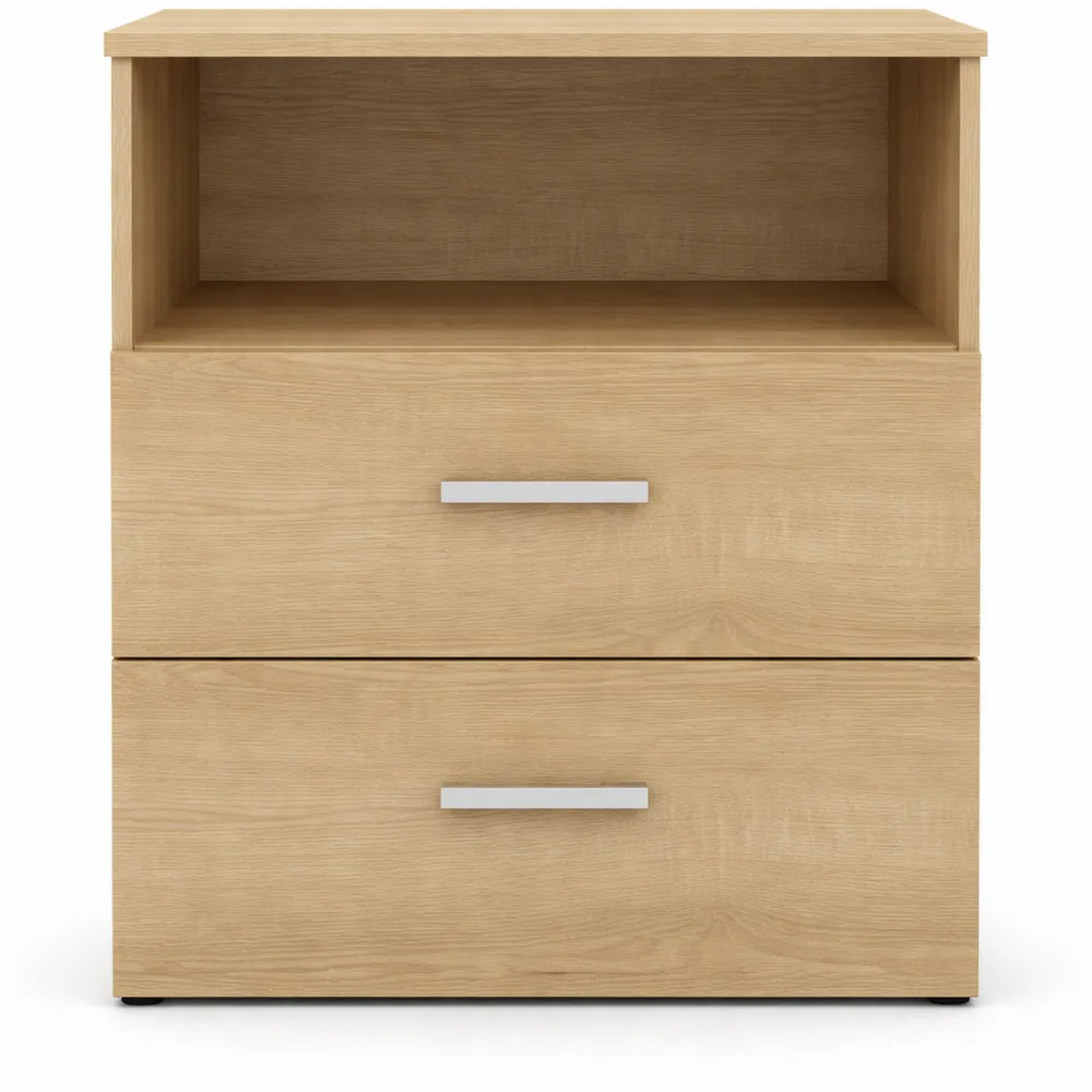 Comodino in Rovere Sonoma 50x32x60 cm