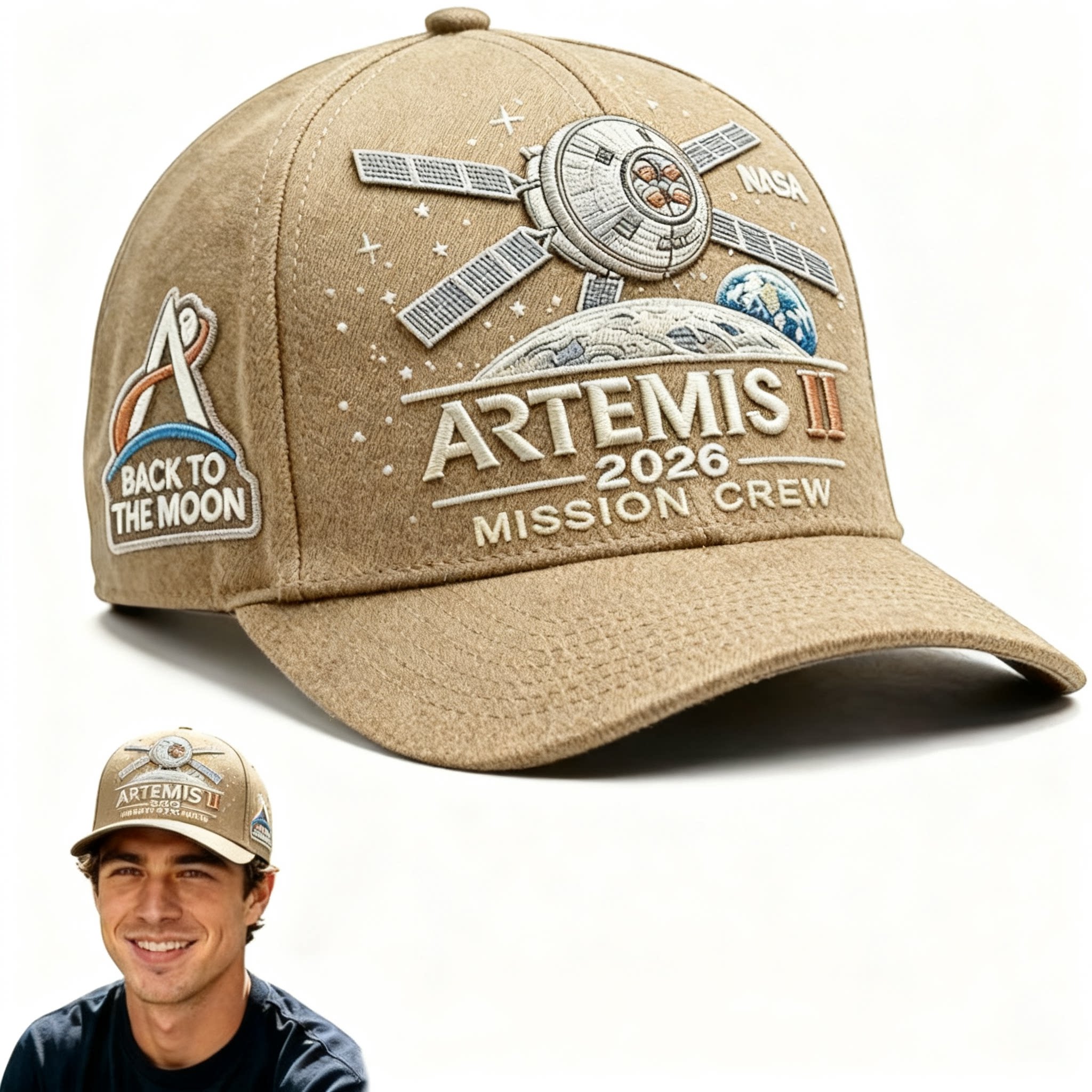 🚀Flash Sale 60% OFF 🌕 Artemis II Lunar Mission Commemorative Cap