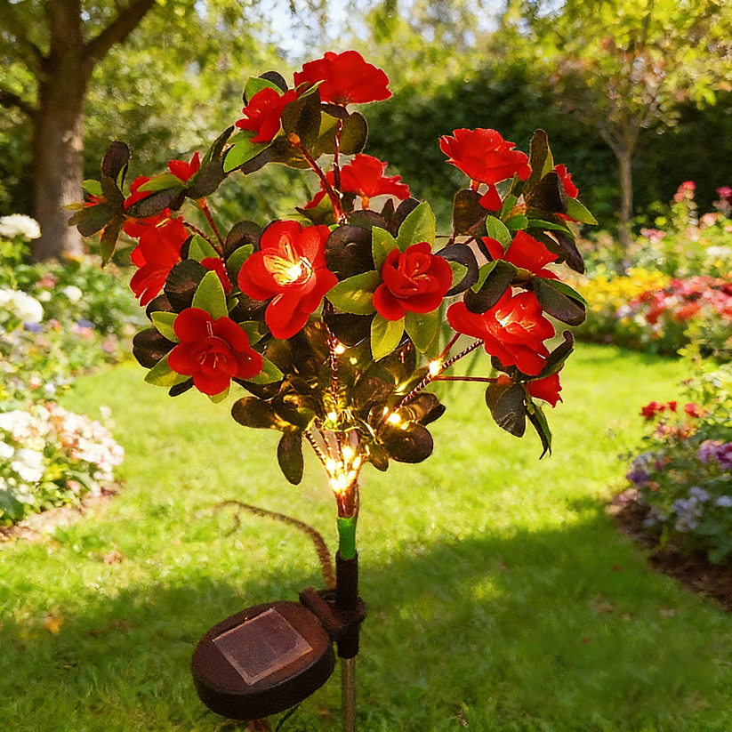 🔥Last Day 50% OFF-IP65 waterproof solar-powered simulated azalea lamp
