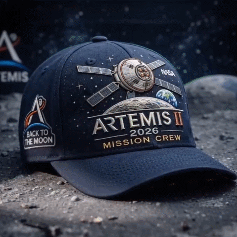 🚀Flash Sale 60% OFF 🌕 Artemis II Lunar Mission Commemorative Cap