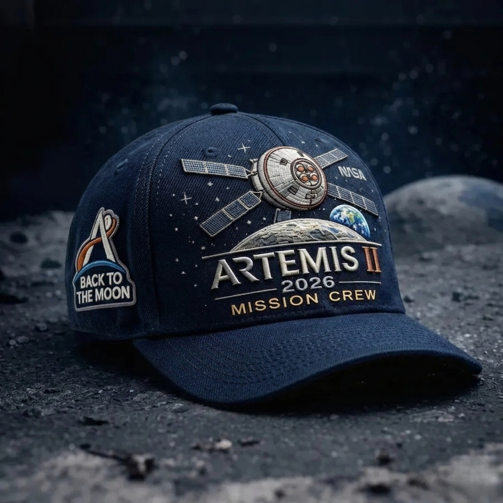🚀Flash Sale 60% OFF 🌕 Artemis II Lunar Mission Commemorative Cap
