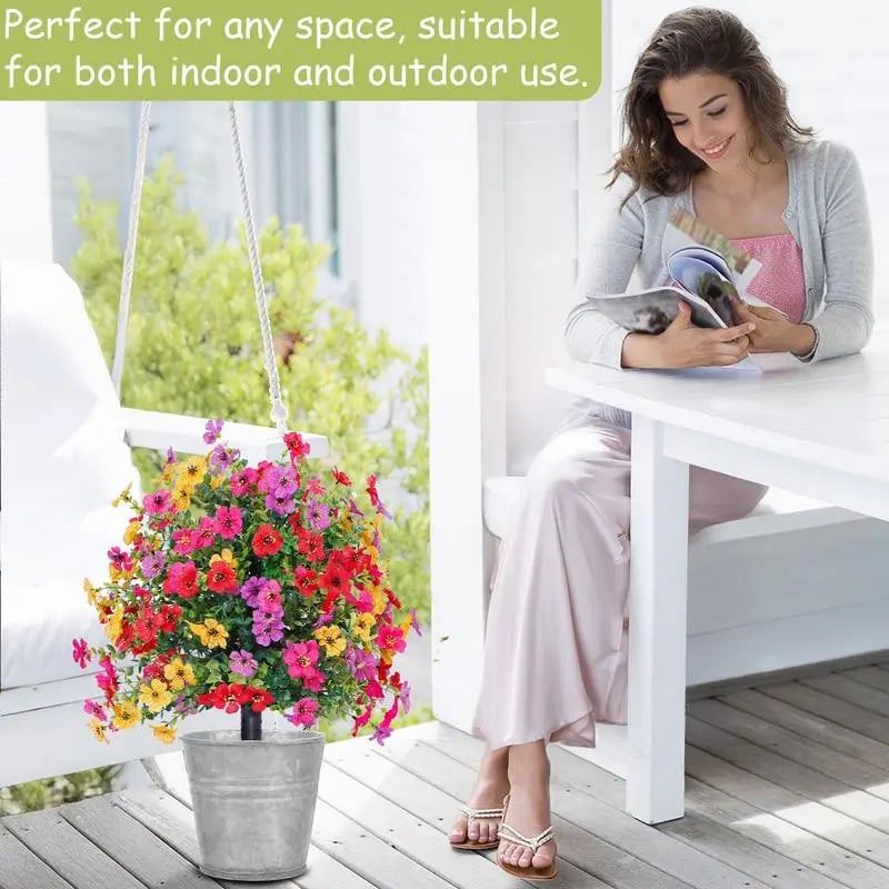 🔥 Artificial Flowers for Outdoor Indoor Garden Home Decoration