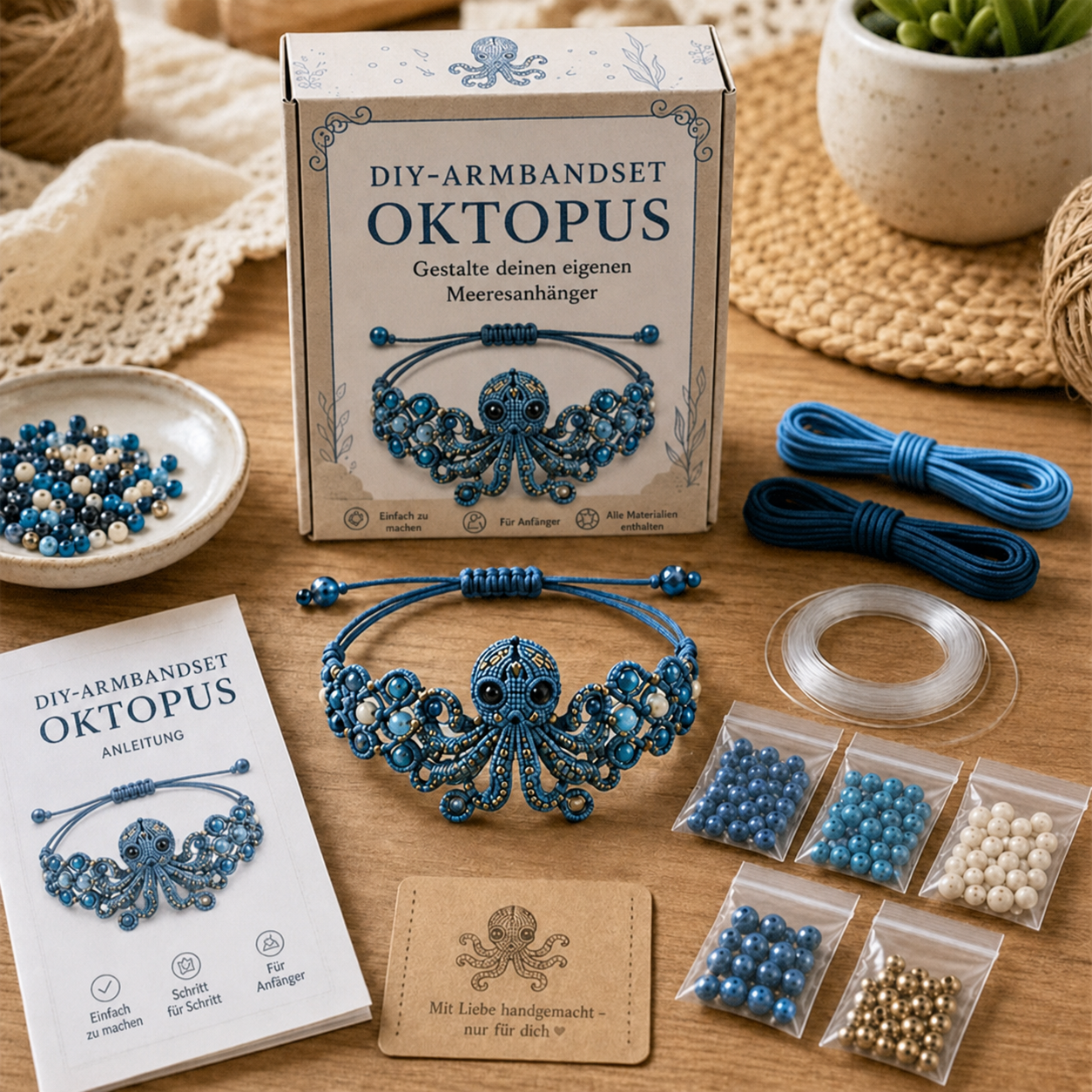 Kreatives Perlenarmband-Set