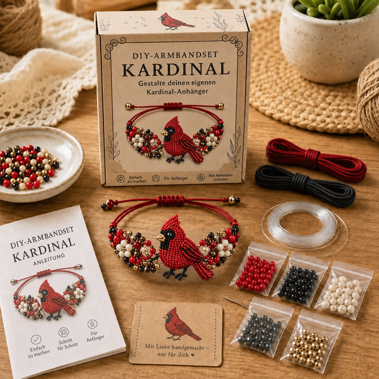 Kreatives Perlenarmband-Set