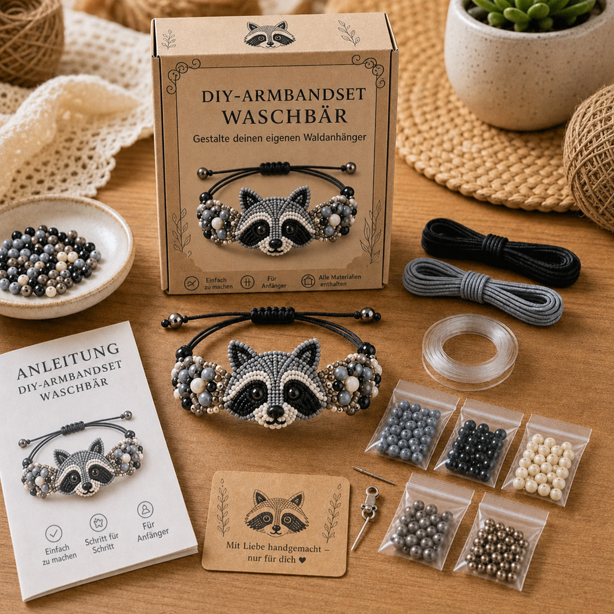 Kreatives Perlenarmband-Set