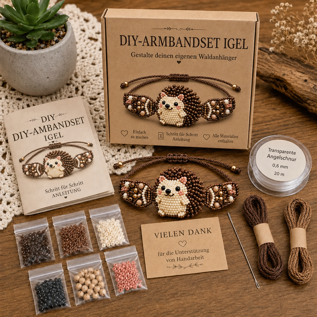 Kreatives Perlenarmband-Set