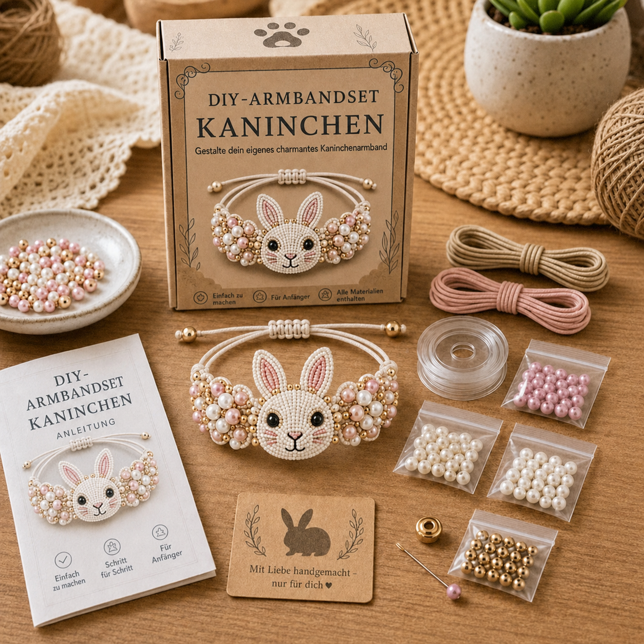 Kreatives Perlenarmband-Set