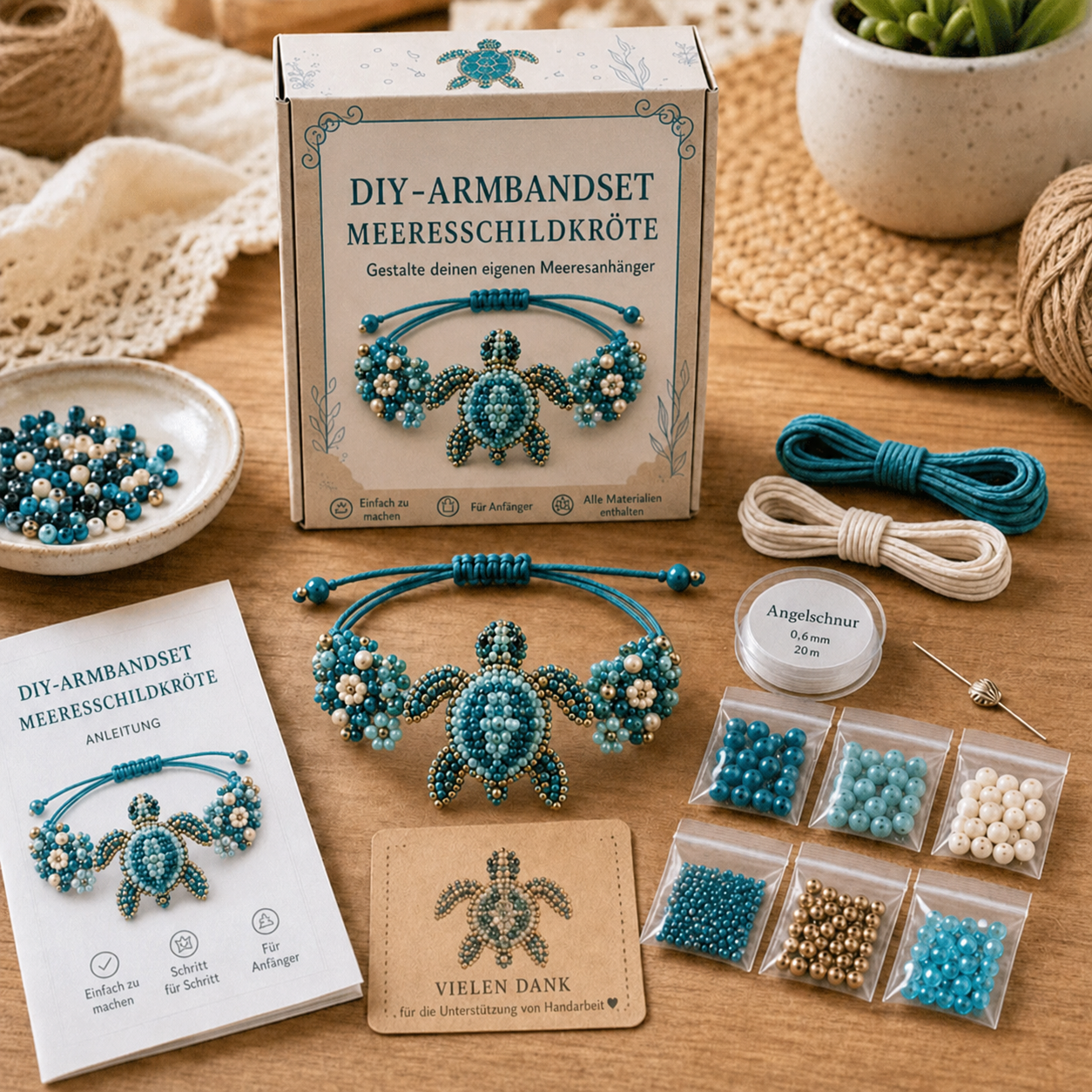 Kreatives Perlenarmband-Set