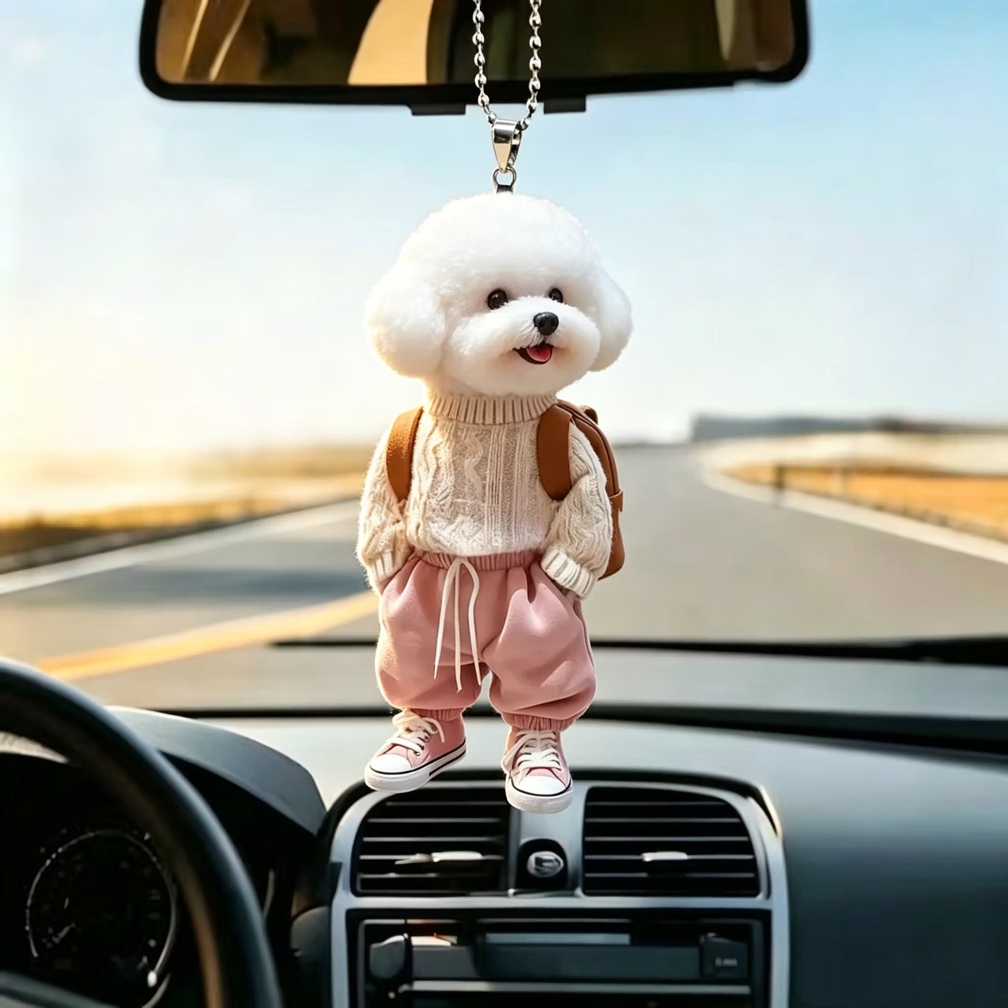 TODAY'S SPECIAL OFFER-50% OFF 🔥Internet-Famous Cartoon Teddy Dog 3D Keychain