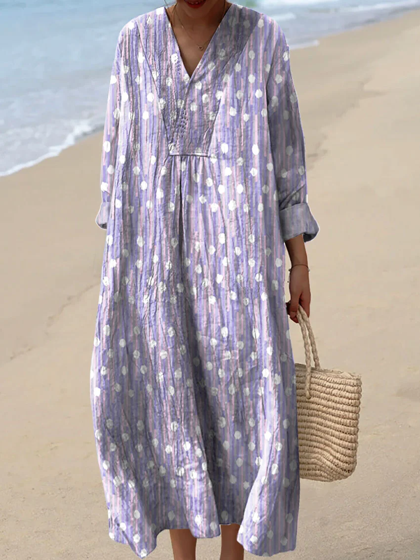 🔥New Arrivals🔥 Women's SummerAbstract Pattern Art Print Cotton Dress