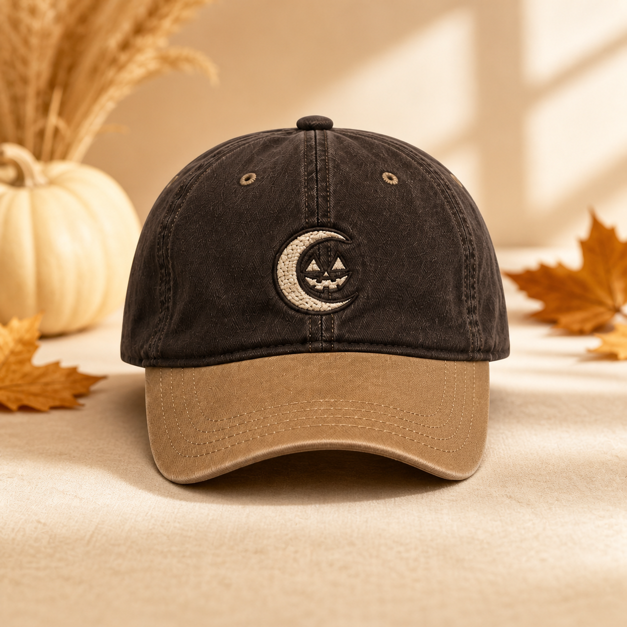 Eclipse 10/31 Washed Halloween Cap - Unisex