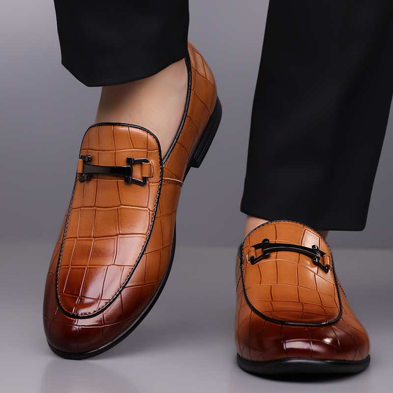 Men's Fashion Calfskin Leather Shoes