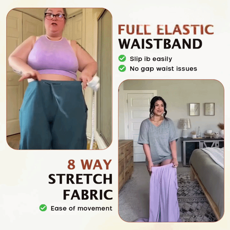 Feel Cool. Look Slim. Move Freely. Lightweight Linen Pants Loved By Women 35+