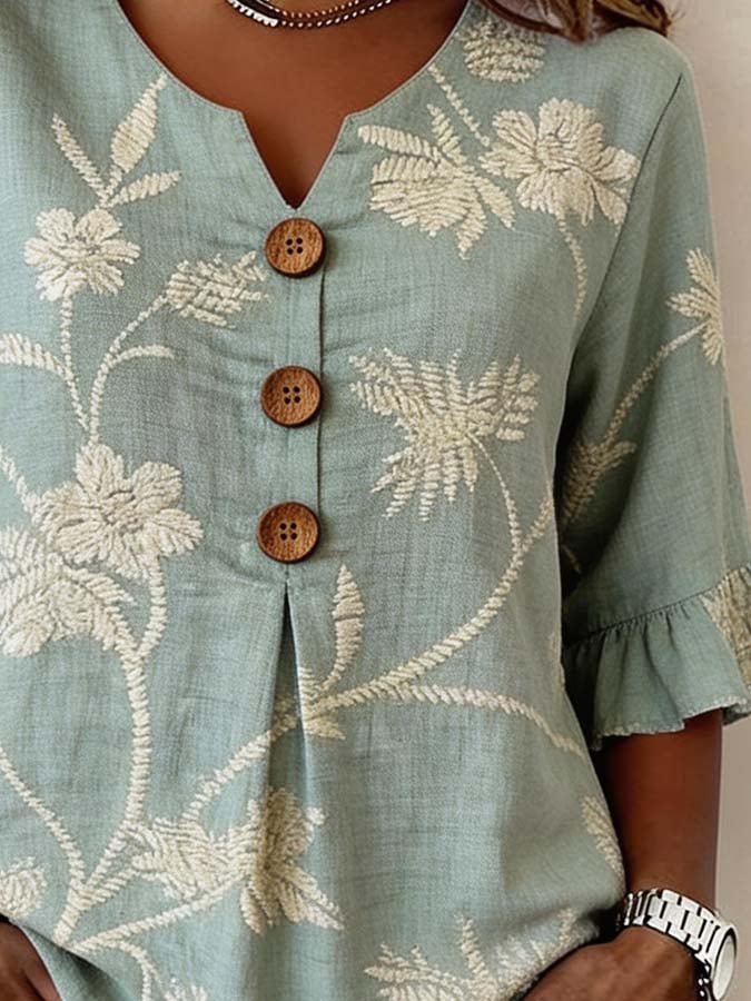 Women'S Casual Printed Shirt