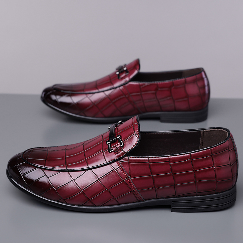 Men's Fashion Calfskin Leather Shoes