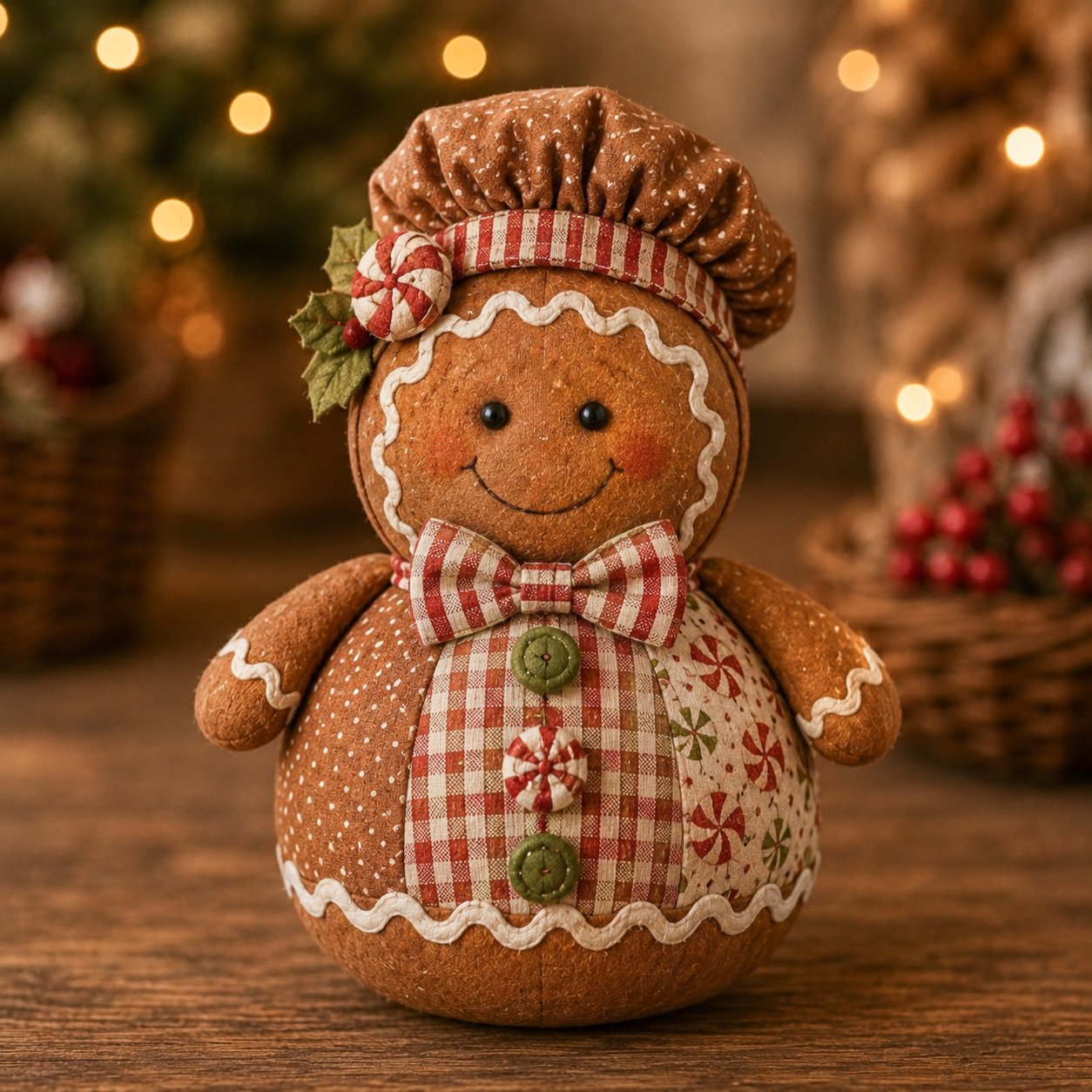 🎄Patchwork Fabric Doll DIY Kit