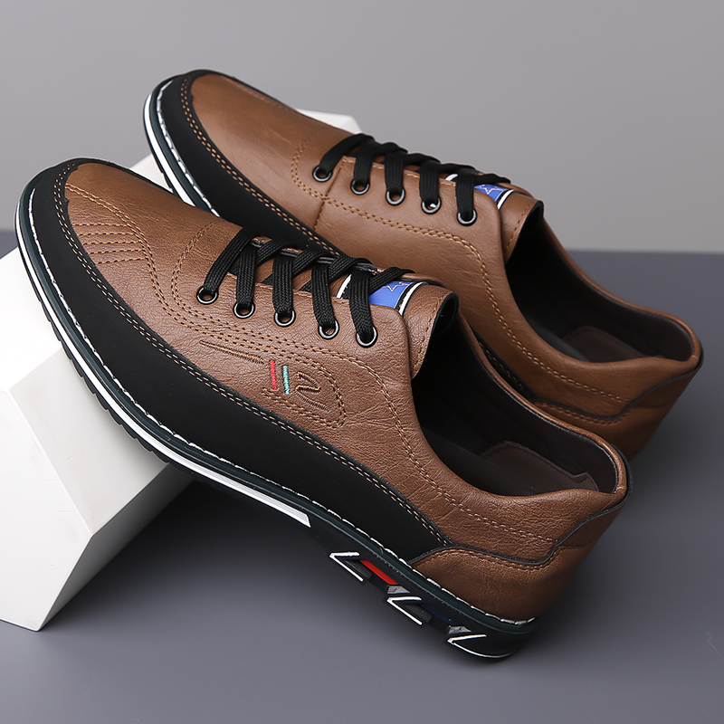 Men's Fashion Calfskin Leather Shoes