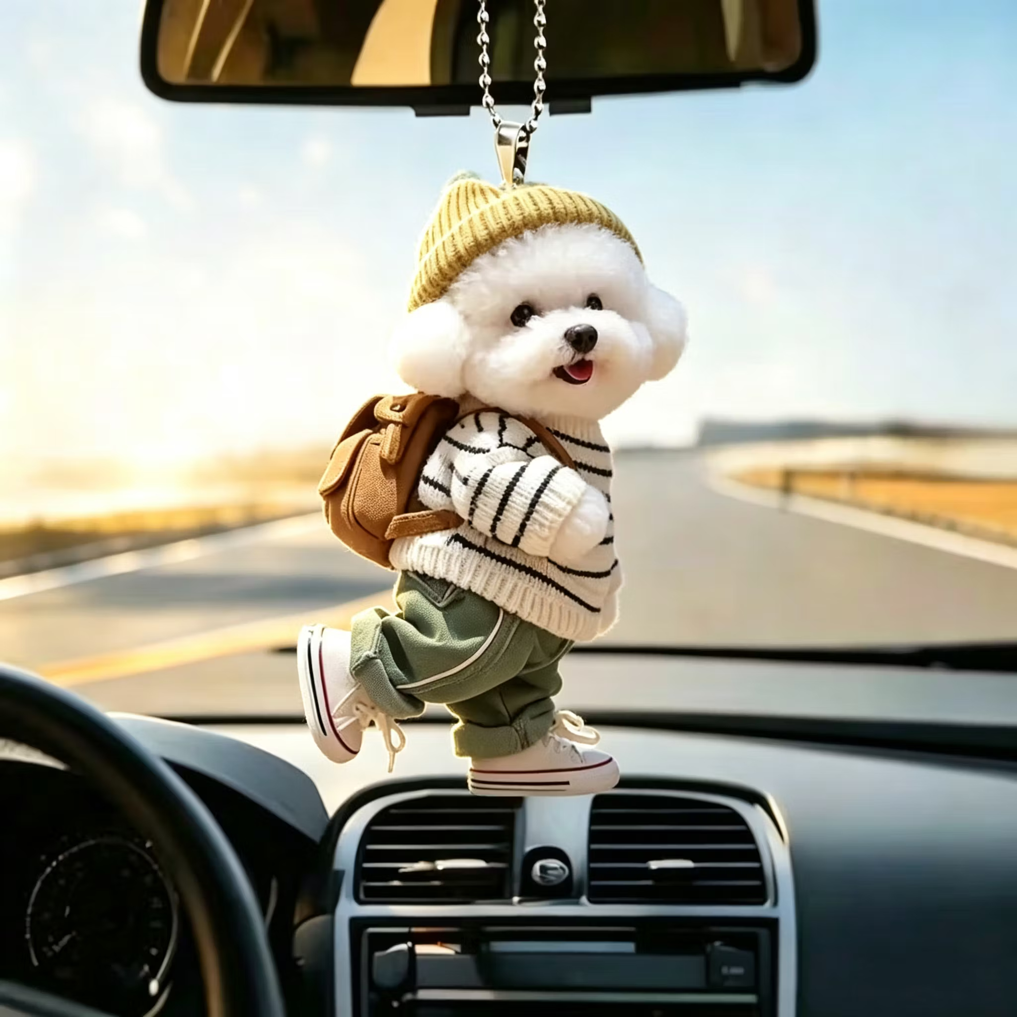TODAY'S SPECIAL OFFER-50% OFF 🔥Internet-Famous Cartoon Teddy Dog 3D Keychain