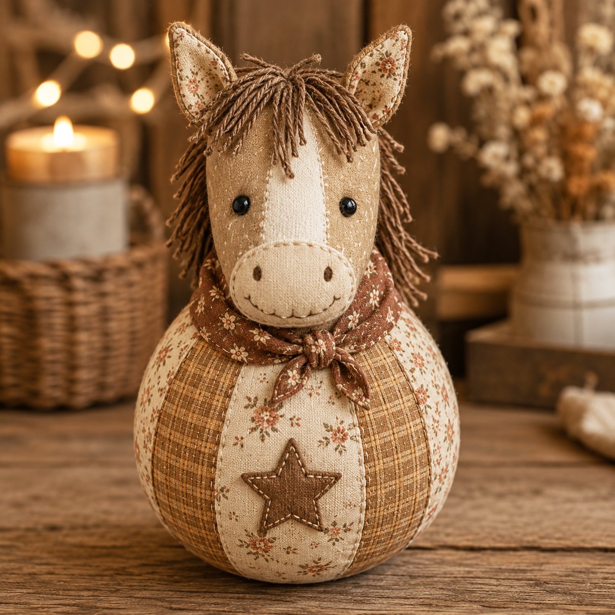 🎄Patchwork Fabric Doll DIY Kit