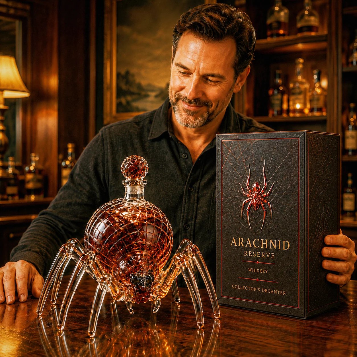 🔥HOT SALE 49% OFF🕷️ Spider Whiskey Decanter