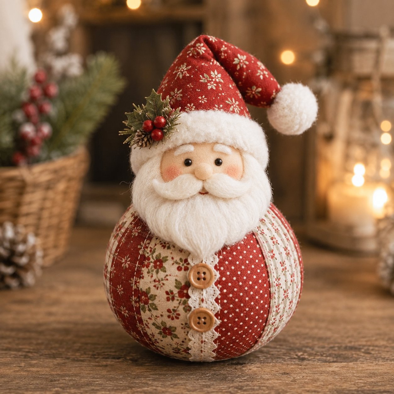 🎄Patchwork Fabric Doll DIY Kit