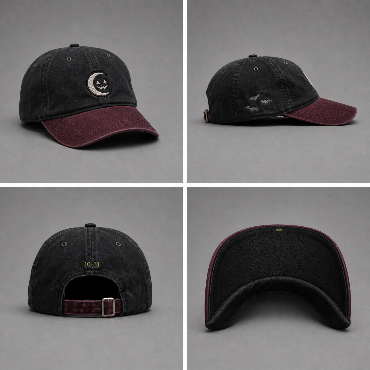 Eclipse Black cap complete square four-view product board