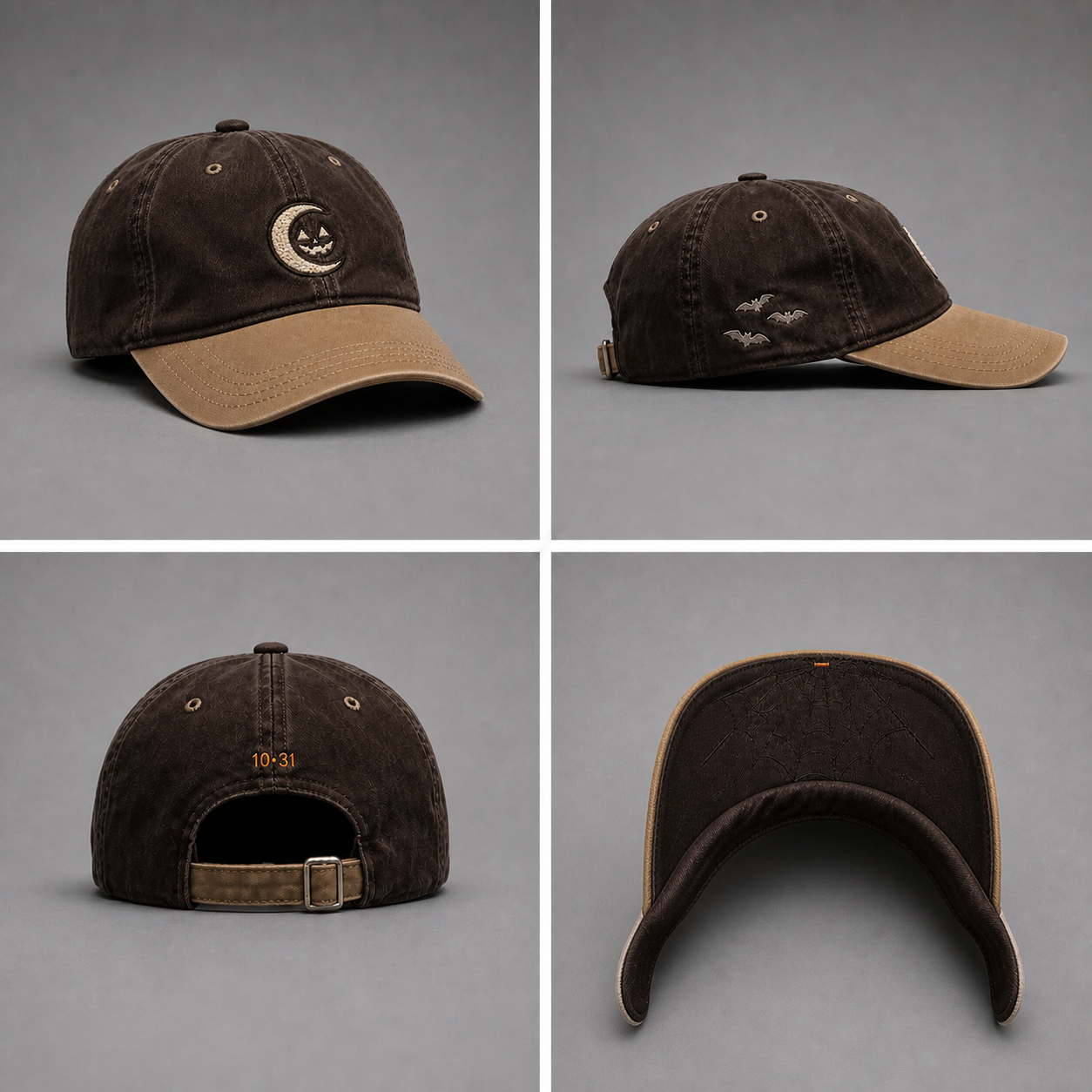 Cocoa Tan cap complete square four-view product board