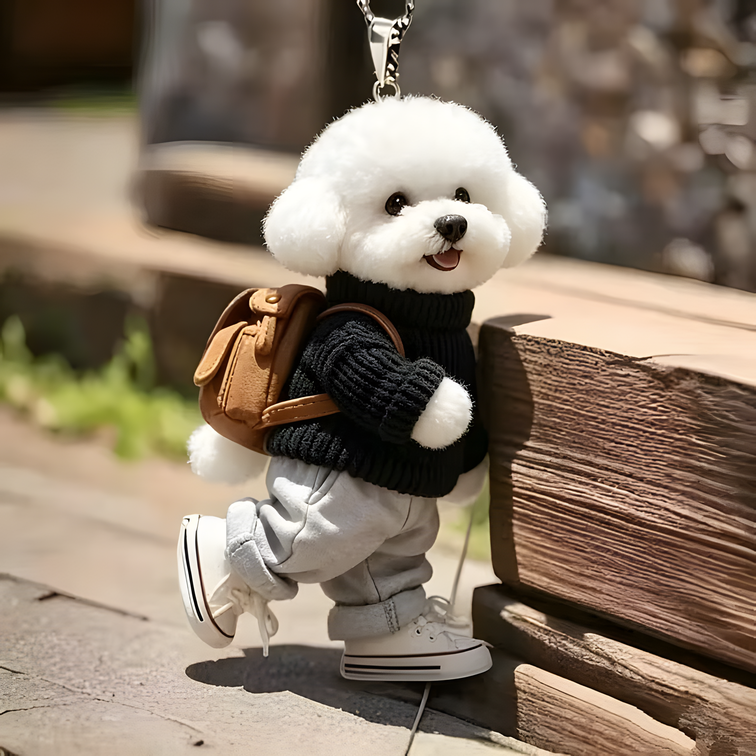 TODAY'S SPECIAL OFFER-50% OFF 🔥Internet-Famous Cartoon Teddy Dog 3D Keychain