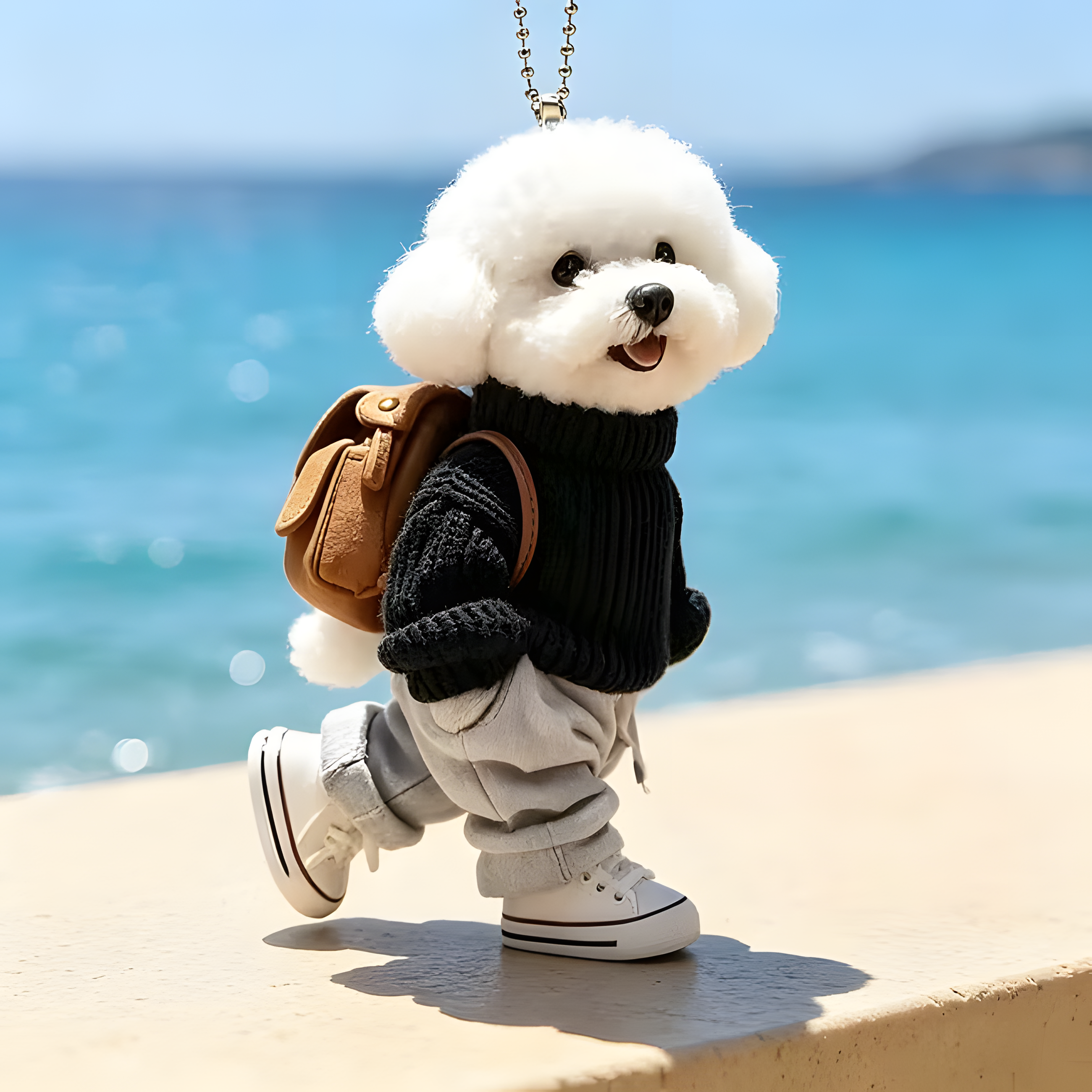 TODAY'S SPECIAL OFFER-50% OFF 🔥Internet-Famous Cartoon Teddy Dog 3D Keychain