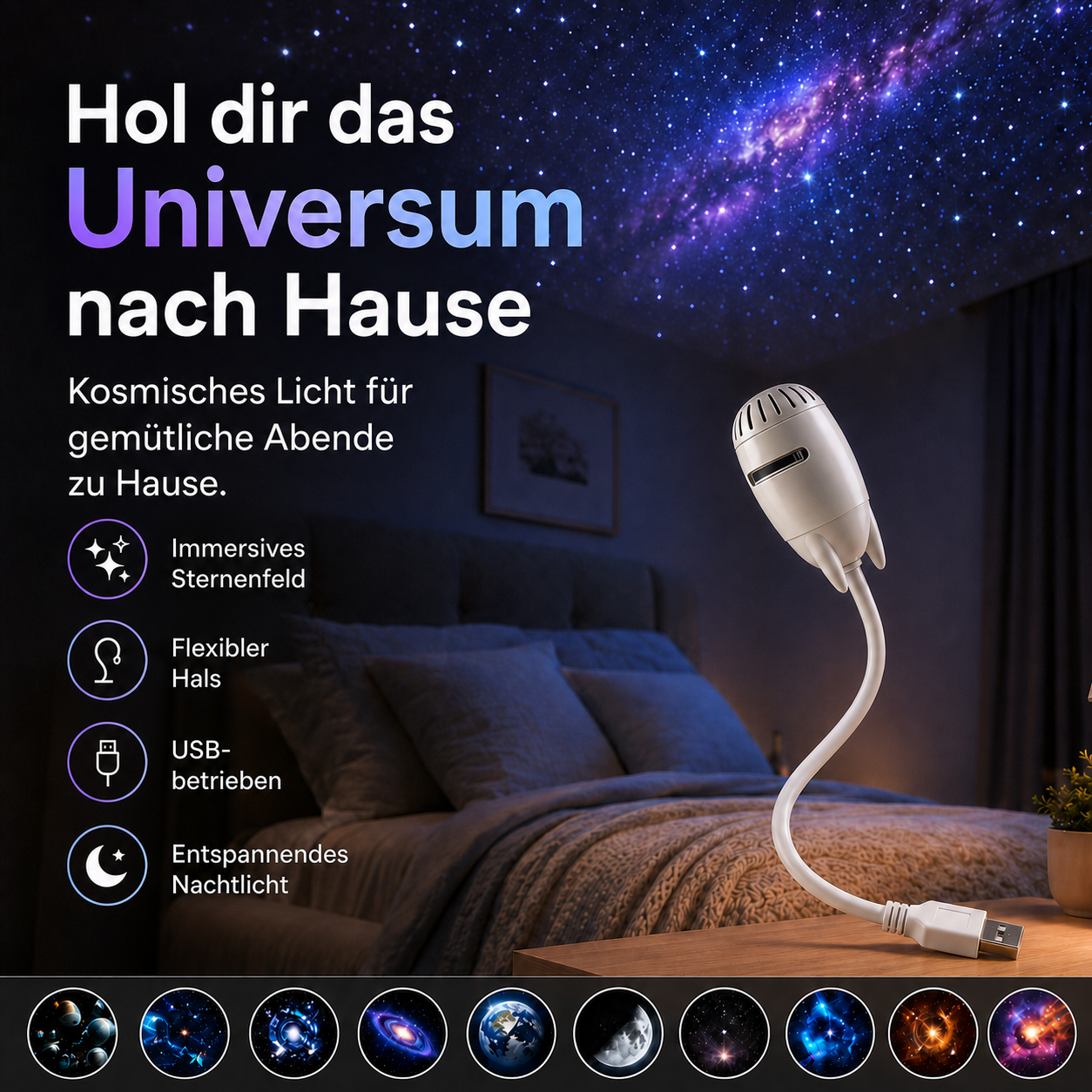 HD-Sternenprojektor – Kosmisches Licht