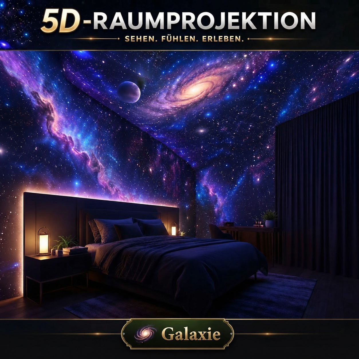 HD-Sternenprojektor – Galaxieprojektion
