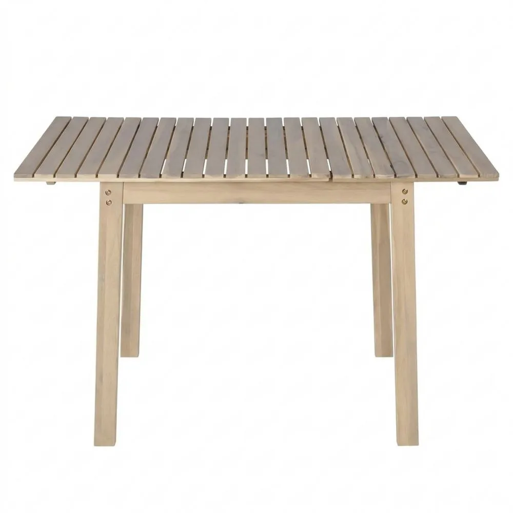 Klapptisch für Balkon, wetterfest, Akazienholz, 110 cm