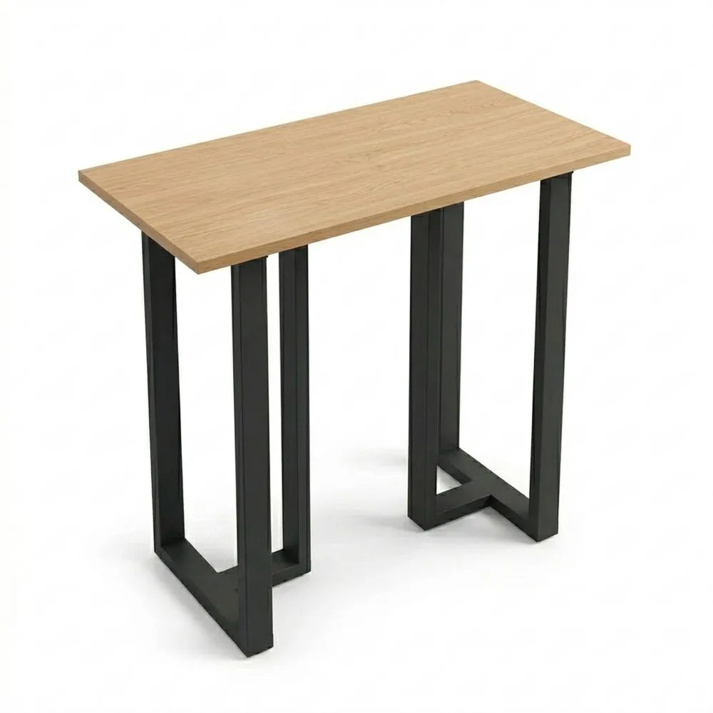 Höhenverstellbare T-förmige Tischbeine aus Stahl für Stehtische