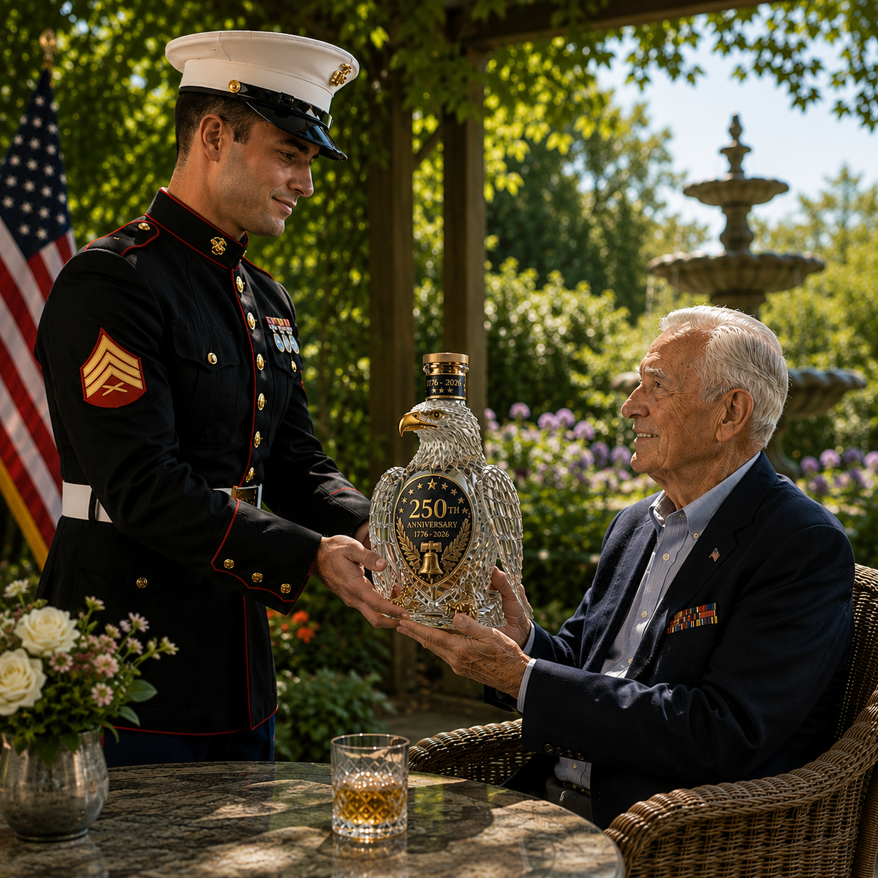 🦅 250th Anniversary Commemorative Bottle