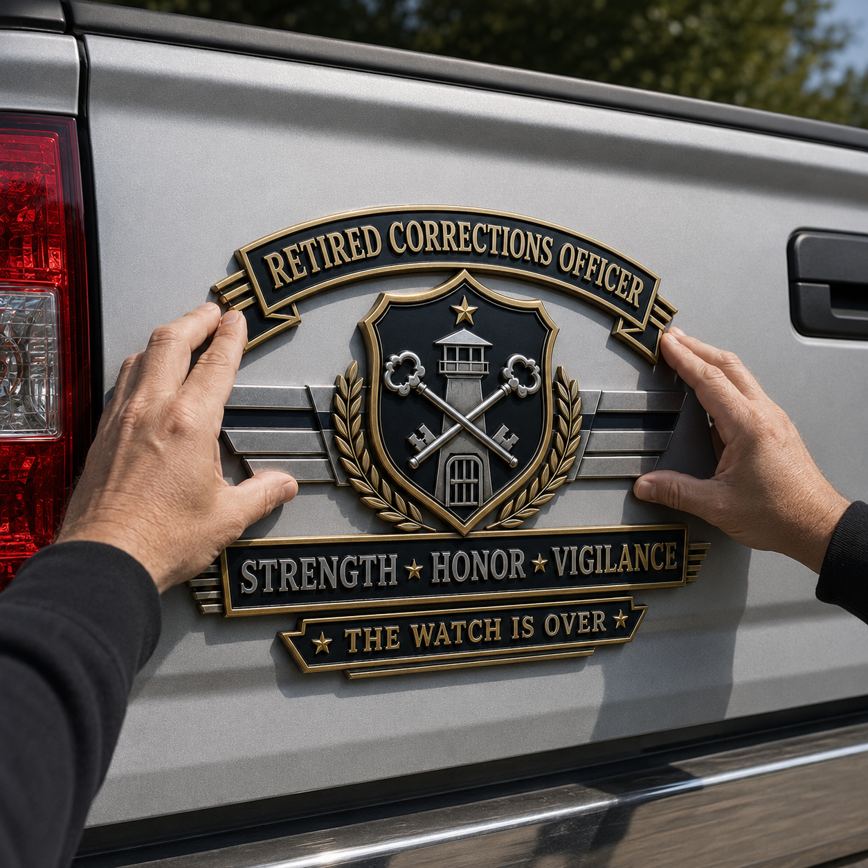 🔥 Last Day Promo: 49% OFF Retired Corrections Officer Metal Car Emblem