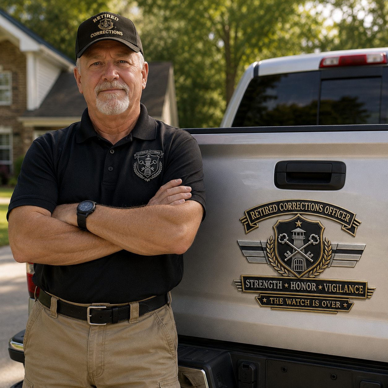 🔥 Last Day Promo: 49% OFF Retired Corrections Officer Metal Car Emblem