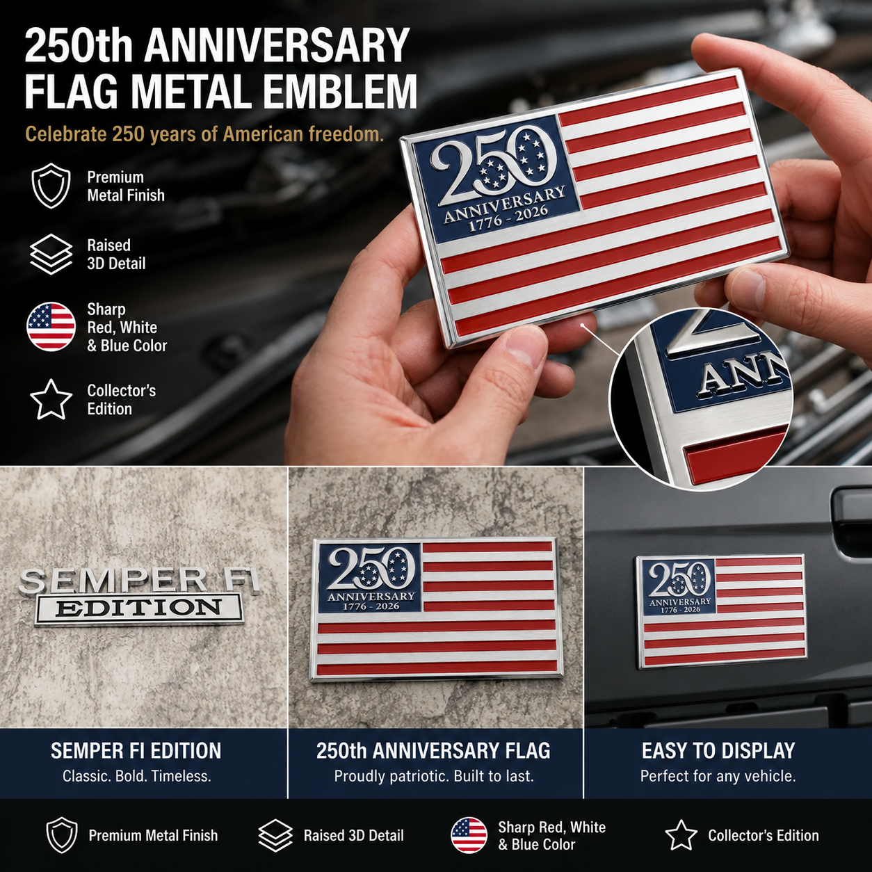 🇺🇸 250th Anniversary Freedom Emblem Collection