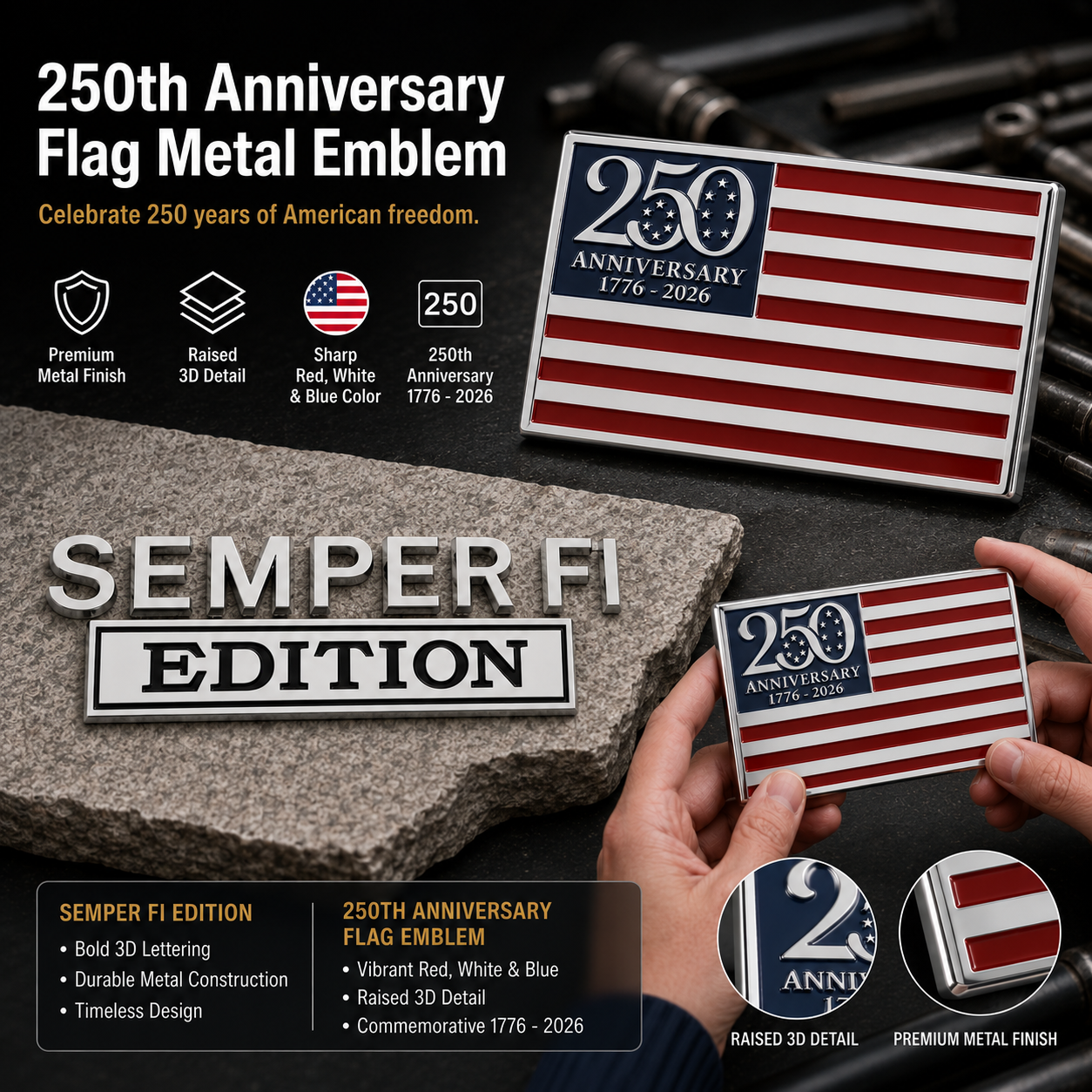 🇺🇸 250th Anniversary Freedom Emblem Collection