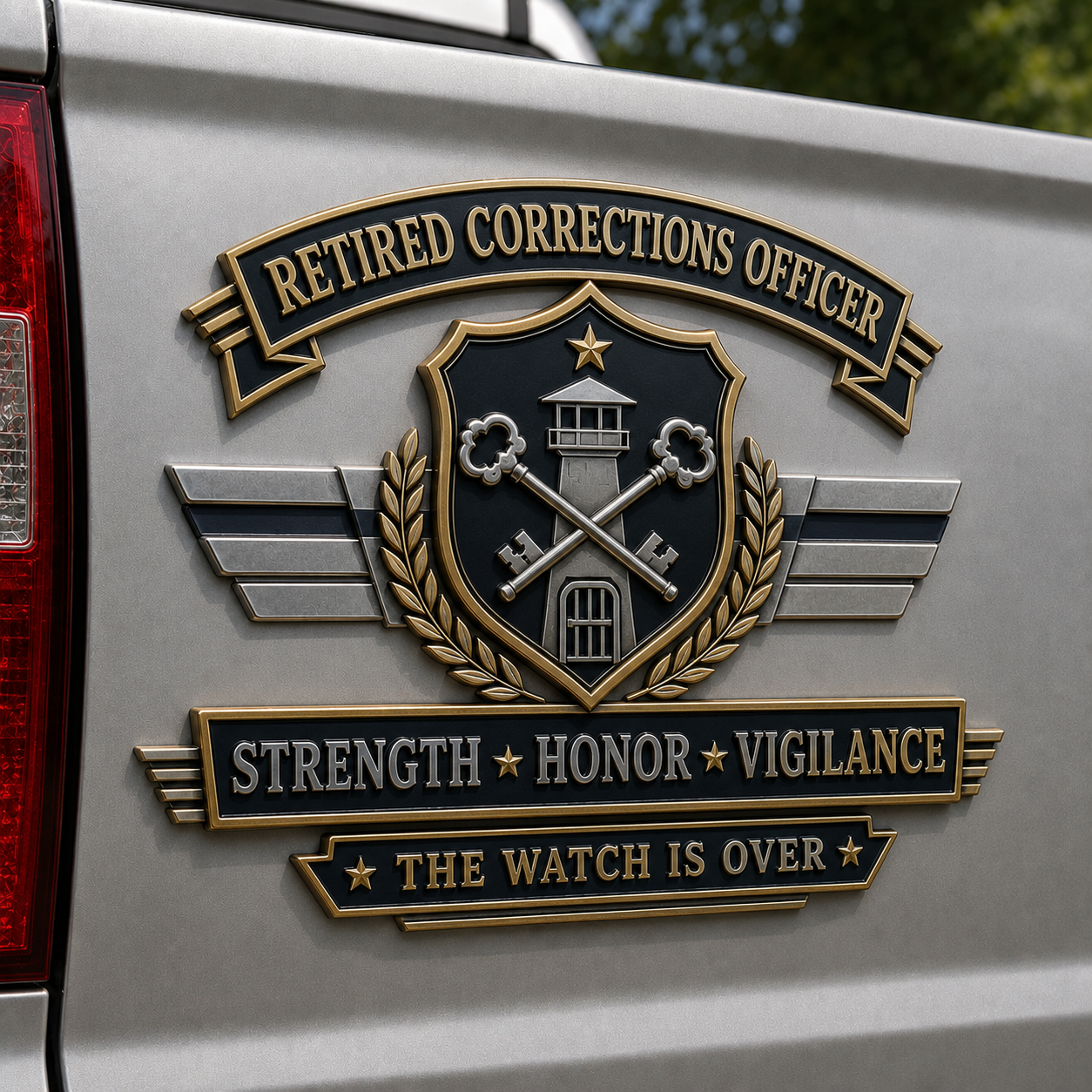 🔥 Last Day Promo: 49% OFF Retired Corrections Officer Metal Car Emblem