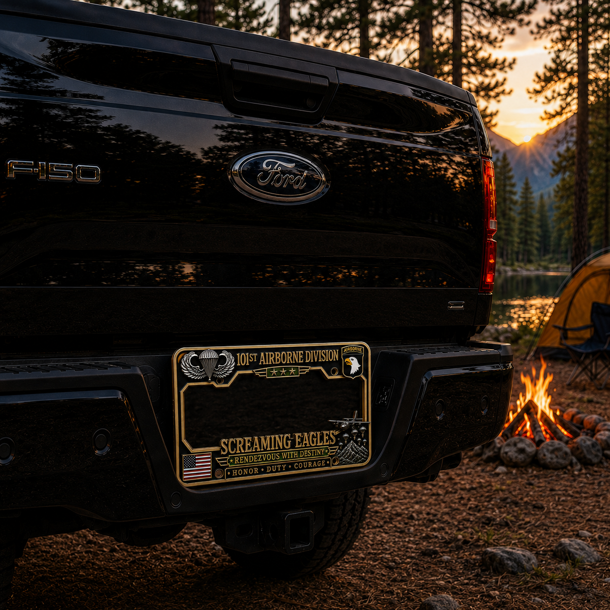 Last Day Promo: 49% OFF 🦅 U.S. Army 101st Airborne Division Tribute License Plate Frame