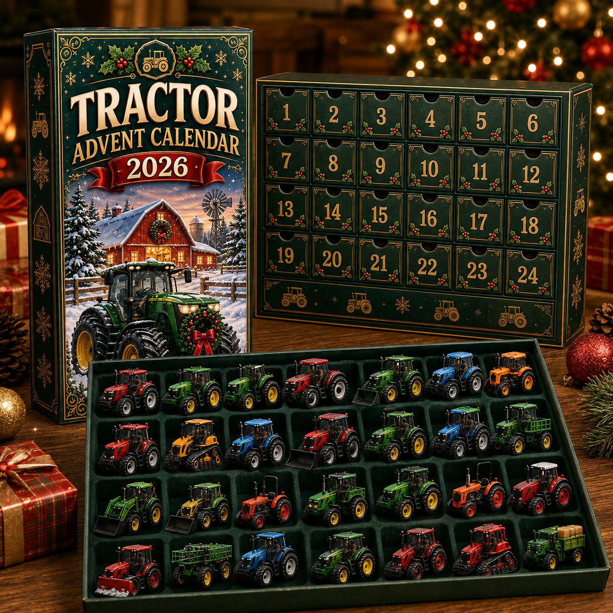 🚜🚗🎄 2026 Vehicle Advent Calendar Collection – 24 Days of Classic Machines, Trucks & Military Legends 🎁✨