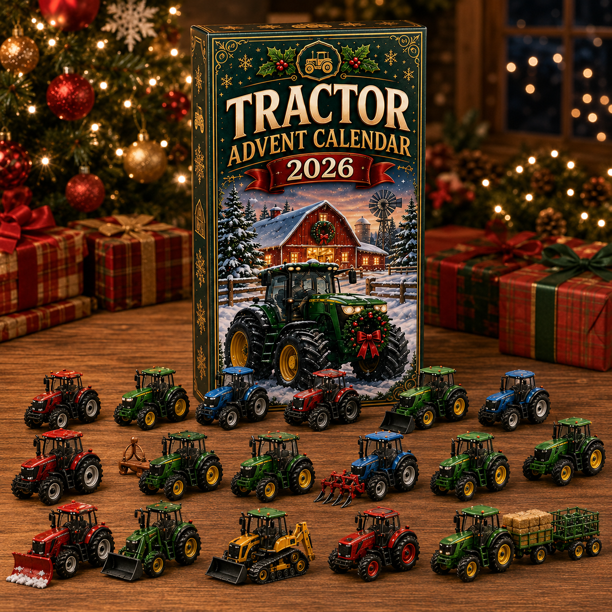 🚜🚗🎄 2026 Vehicle Advent Calendar Collection – 24 Days of Classic Machines, Trucks & Military Legends 🎁✨